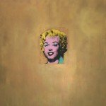 Gold Marylin Monroe by Warhol