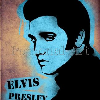 Stencil Street Art - Brown